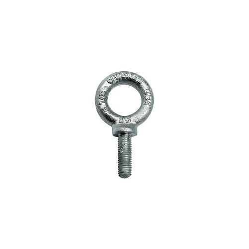 Chicago Hardware 26167 8 Shoulder Eye Bolt, Measurement System: Imperial, 1/2-13, 1-1/2 in Shank Length, Carbon Steel